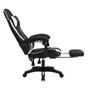 Livingandhome High Back Reclining Gaming Chair with Footrest