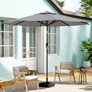 3M Large Rotating Patio Parasol for Outdoor Sunshade and Rain
