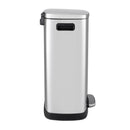 Lifeideas 50L Stainless Steel Step Open Trash Can