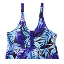 2 Piece Tankini Swimsuit with Double Shoulder Straps