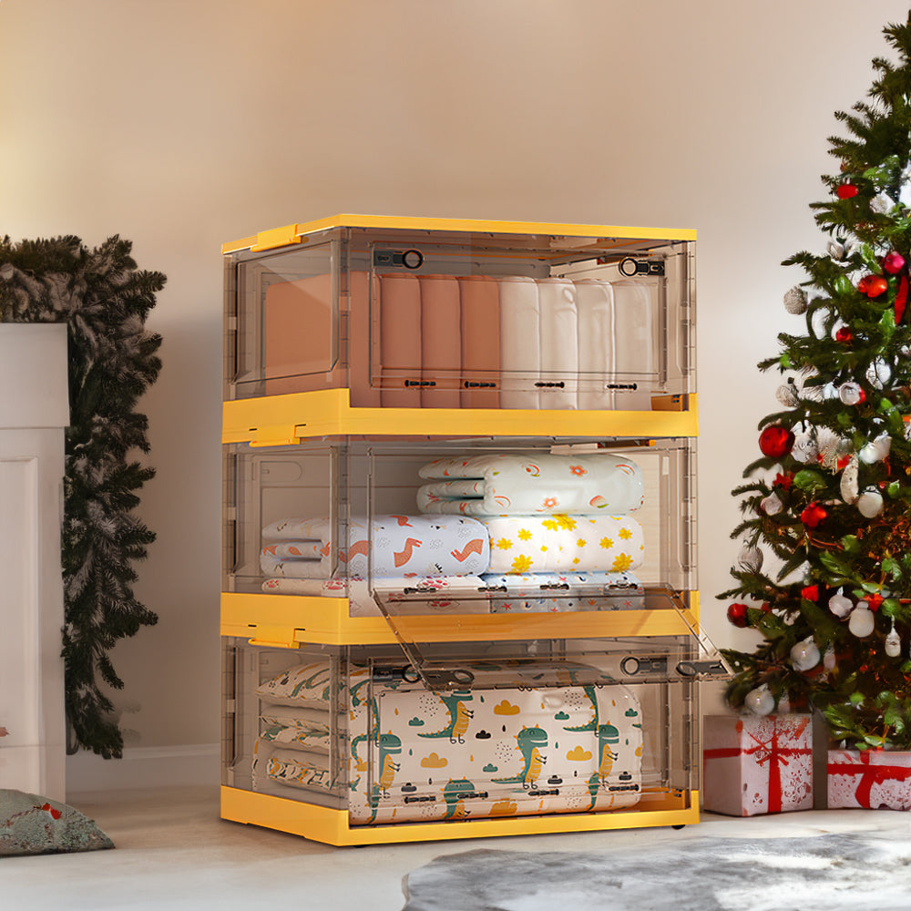 Floding Storage Transparent Box Lifeideas Transparent Folding Storage Boxes