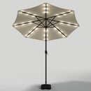 Outdoor Solar 24 LED Lights Patio With Crank For Patio Market With Base