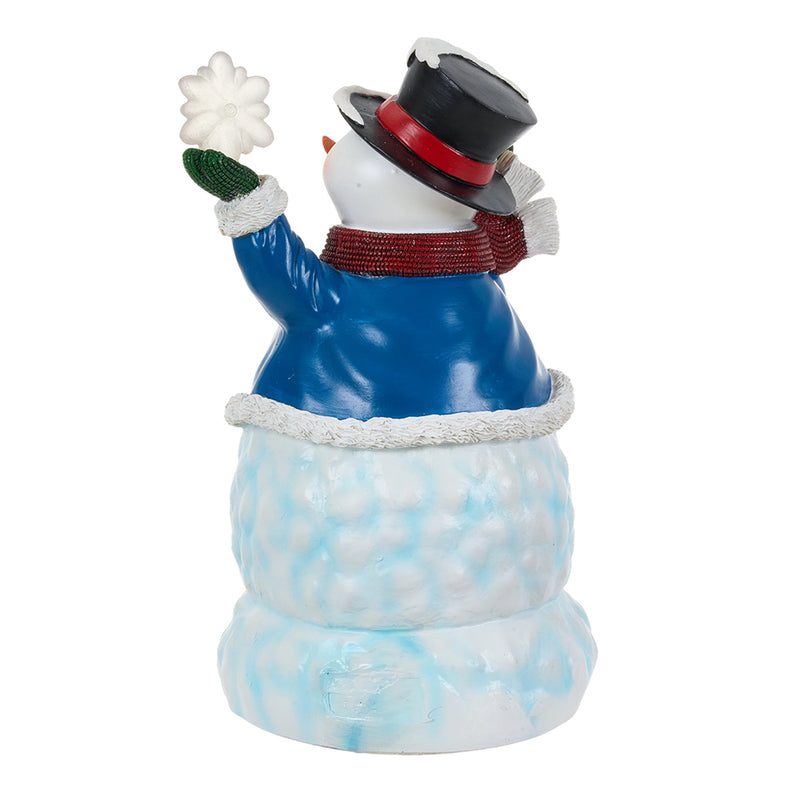 Lifeideas Christmas Snowman Music Box Ornament