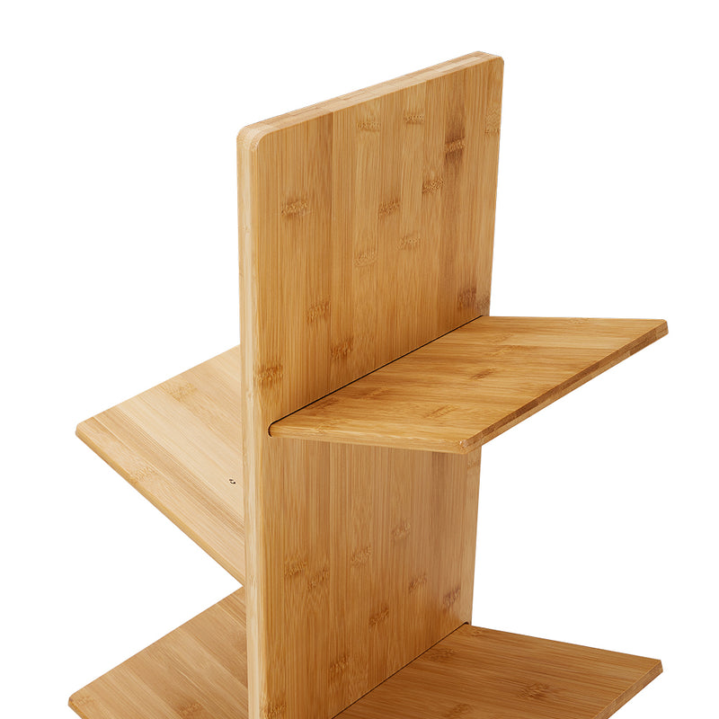 Livingandhome 7-Tier Wooden Tree Bookshelf