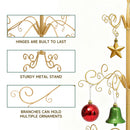 Lifeideas 180cm Christmas & Holiday Ornament Display Stand with Star Top
