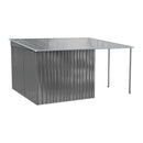 Breeins 6 x 9FT Metal Garden Storage Shed with Sliding Door