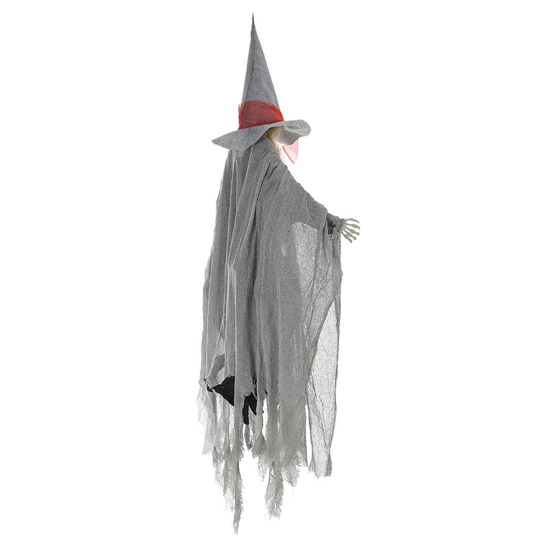 Halloween Voice-Activated Hanging Witch