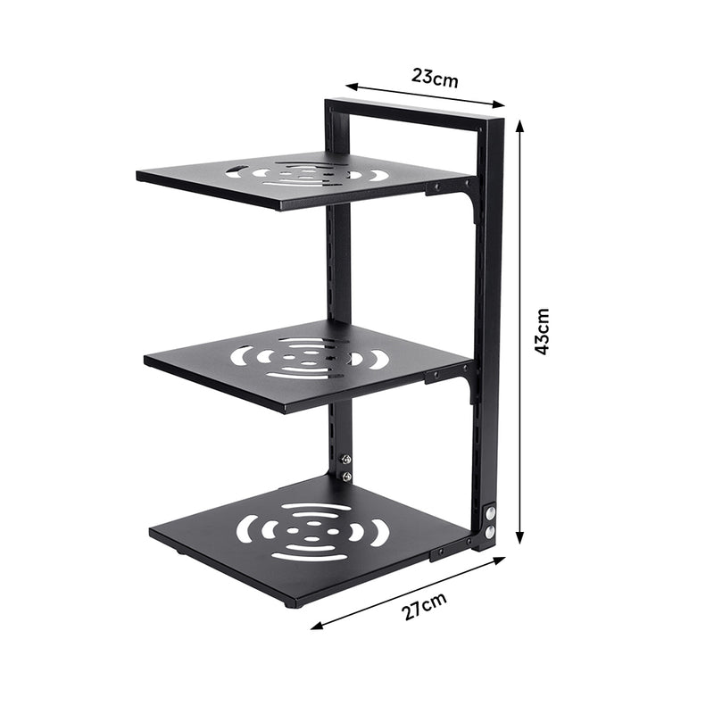 Lifeideas 3-Tier Height-Adjustable Kitchen Pan Organizer Rack