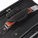 Modishion 20-Inch Softshell Expandable Suitcase with Combination