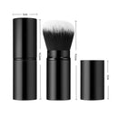 Livingandhome Portable Black Makeup Brush