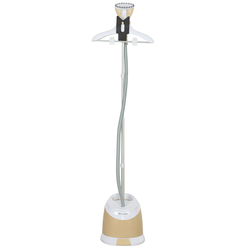 HOMCOM Clothes Steamer, Garment Steamer Clothing Wrinkle Remover, Gold Tone