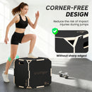 SPORTNOW Non-Slip Plyo Box, Corner-free Wooden Jump Box