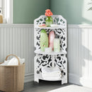 Lifeideas 3 Tiers Corner Storage Rack Cabinet Shelf Storage