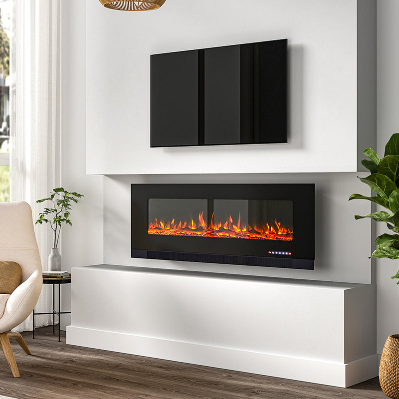 Livingandhome 50inch Wall Mounted Electric Fireplace