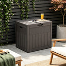 Breeins 126L PP Garden Storage Box With Combination Padlock