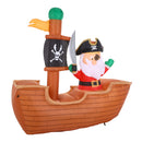 Lifeideas 1.8M Inflatable Pirate Santa Decoration