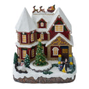 Lifeideas Christmas House Music Box Ornaments