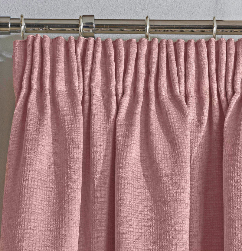 Enhanced Living Matrix Blush Pink Tape Top Thermal Noise reducing Dim Out Curtains - Pair