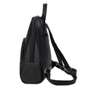 Modishion Black PU Leather Backpack