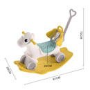 Kidkid 2-in-1 Kids Plastic Rocking Horse