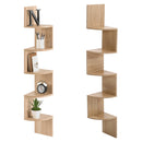 Cottonfy UK Tiered Wooden Floating Corner Shelf