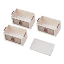 Lifeideas 3-Tier Double-door Desk Organizer Storage Box