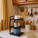 Lifeideas 3-Tier Height-Adjustable Kitchen Pan Organizer Rack