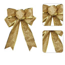 Lifeideas 10-Piece Ribbon Bow Ornaments Set