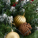 Lifeideas 2pcs Artificial Christmas Planter Bushes Decorations