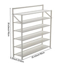 Lifeideas 6-Tier Foldable Bamboo Shoe Rack