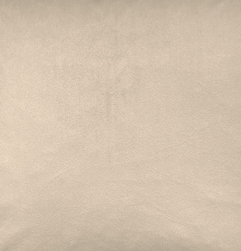 Luxury Enhanced Living Pair of Cream Velvet Cushion Covers