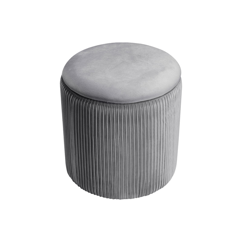 Livingandhome Modern Pleated Storage Stools