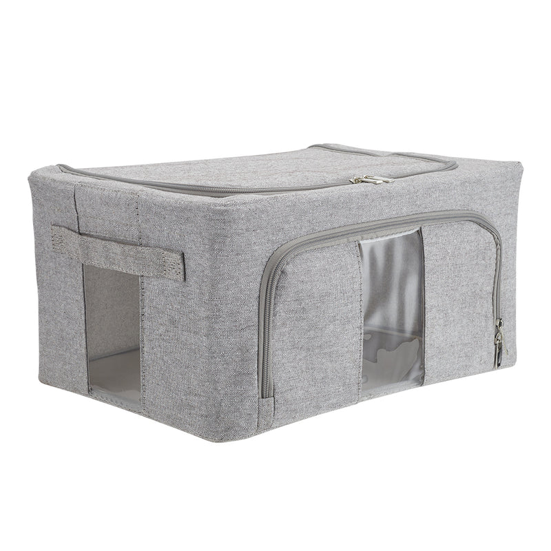 Lifeideas 100L Fabric Storage Box with Metal Frame