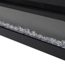 Electric Fireplace with Adjustable Flames, Wall Mounted or Freestanding