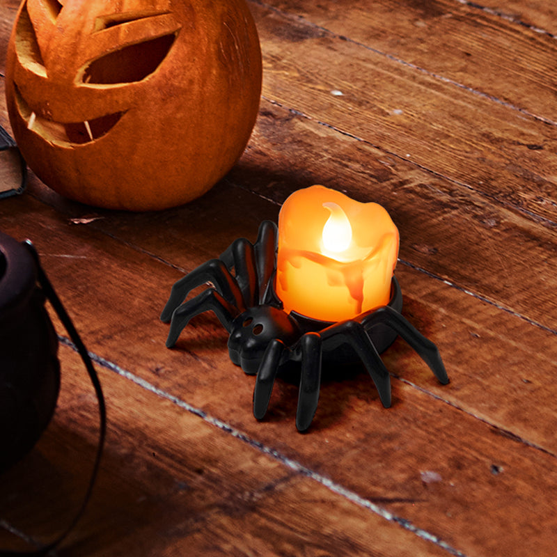 Creepy Spider LED Candle Set