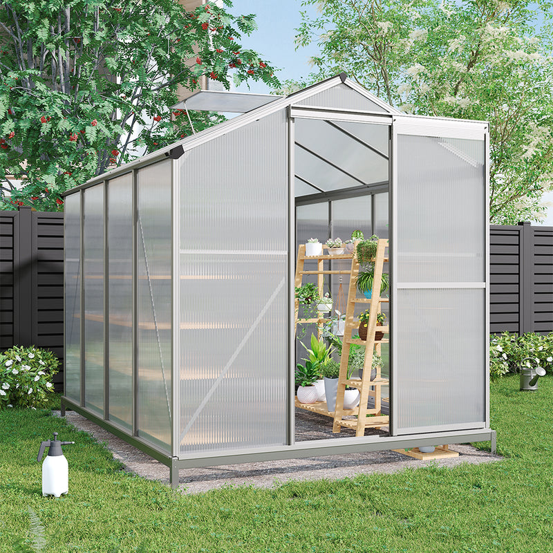 Breeins Backyard Greenhouse with Roof Vent