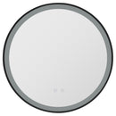 Round Metal Framed LED Wall Mirror