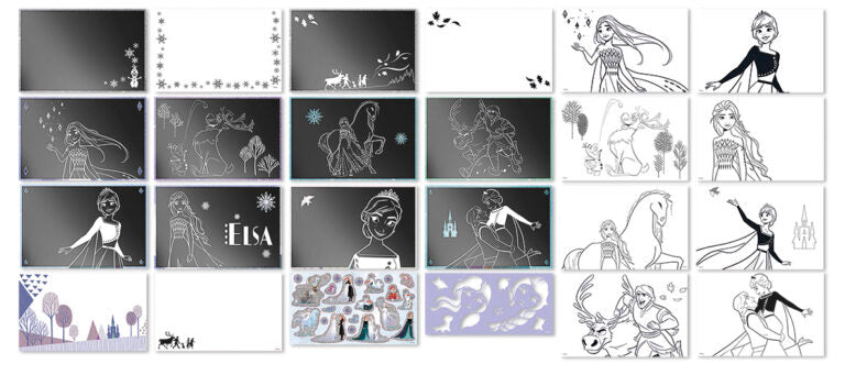 Disney Frozen Scratch Book