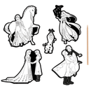 Frozen Scratch Art Stickers