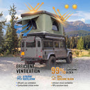Breeins Hard Shell Roof Tent for Cars with Retractable Ladder - 2 Person