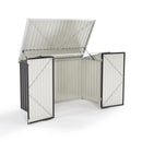 Livingandhome Heavy Duty Steel Bicycle Storage Shed