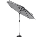 3M Large Rotating Patio Parasol for Outdoor Sunshade and Rain