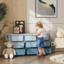 HOMCOM Kids Storage Units with Drawers 3 Tier Chest Dresser Tower