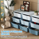 HOMCOM Kids Storage Units with Drawers 3 Tier Chest Dresser Tower