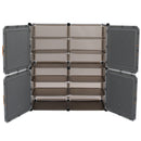 Livingandhome Foldable 6-Tier Shoe Storage Unit