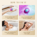 Sheonly 12Pcs DIY Three-Layered Bath Bombs