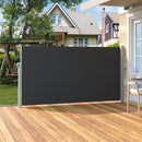 Livingandhome Outdoor Retractable Privacy Side Awning