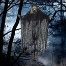 Halloween Hanging Skeleton Ghost with Sensor