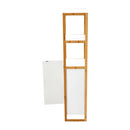 4-Tier Single-door Tall Bathroom Storage Cabinet