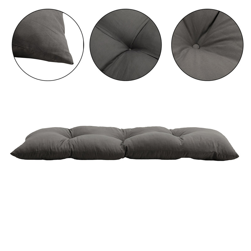 Breeins Weatherproof Dark Grey Bench Cushion Pad